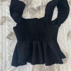 Elegant Black Women's Top